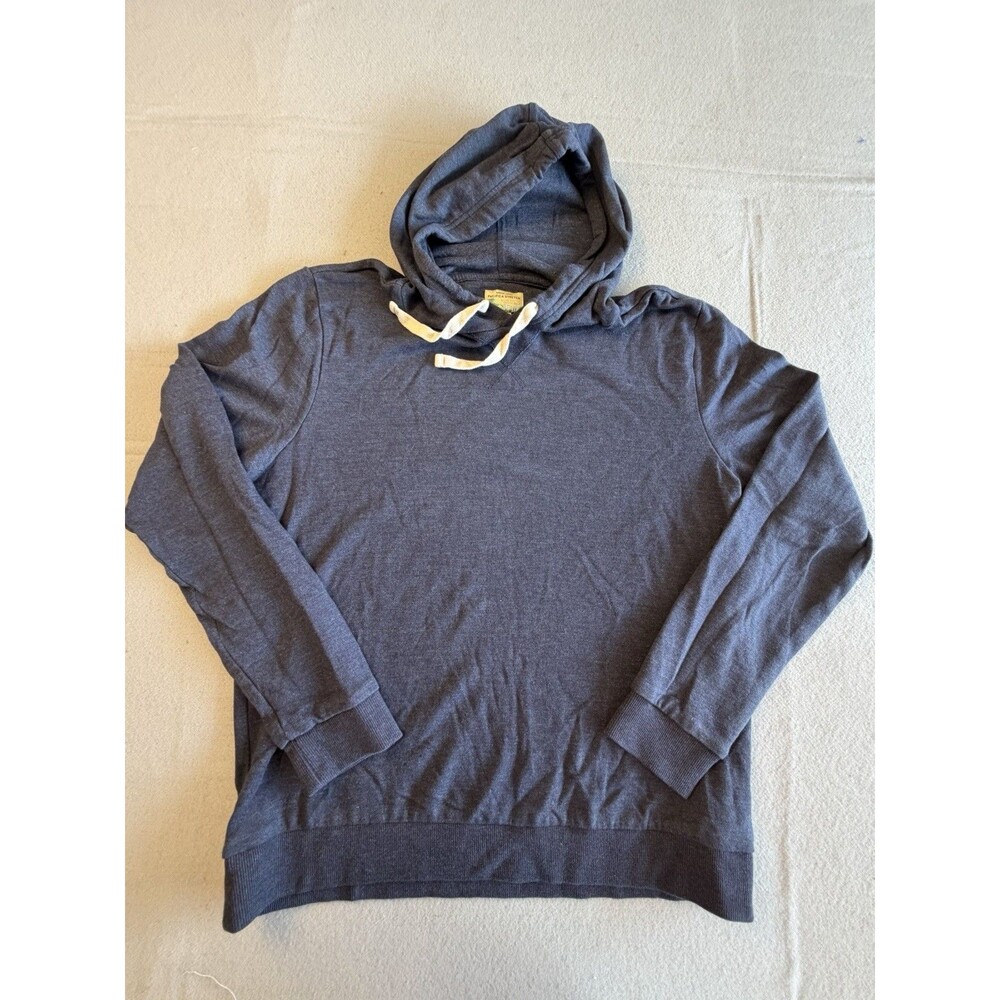 Marine Layer Pacifica Stretch pullover hoodie sweatshirt true navy M